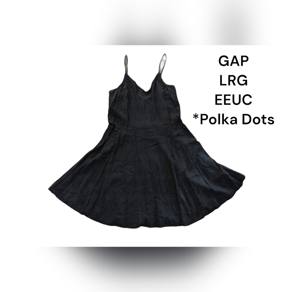 Polka dot dress•GAP•Lrg•EUC
